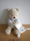 Ours-Disney-Winnie-peluche-tshirt-bleu-mouchoir-ecru-:-winnie-the-pooh