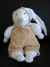 Ours-Doudou-et-compagnie-Blanc-salopette-marron