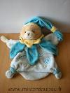 Ours-Doudou-et-compagnie-Bleu-petales-bleus-jaune-maman