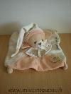 Ours-Doudou-et-compagnie-Douvelours-ecru-rose-saumon-beige