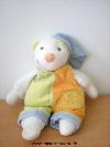 Ours-Doudou-et-compagnie-Fripon-salopette-orange-vert