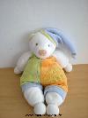 Ours-Doudou-et-compagnie-Frippon-salopette-orange-verte-bonnet-bleu