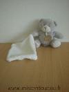 Ours-Doudou-et-compagnie-Gris-mouchoir-blanc