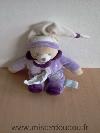 Ours-Doudou-et-compagnie-Mauve-mouchoir-blanc