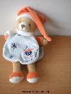 Ours-Doudou-et-compagnie-Orange-bleu--beige