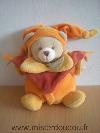 Ours-Doudou-et-compagnie-Orange-jaune-marron-canelle