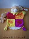 Ours-Doudou-et-compagnie-Violet-orange-jaune-bebe-ours