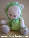 Ours-Fisher-price-Beige-vert-Ours-deguise-en-grenouille