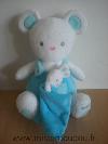 Ours-Luminou-Blanc-bleu-avec-doudou-lapin-mouchoir-bleu