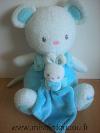 Ours-Luminou-Blanc-bleu-avec-doudou-lapin-mouchoir-bleu