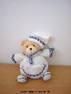 Ours---Marque-non-connue---Blanc-liseret-bleu-a-carreaux-blancs-Petit-modele