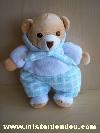 Ours-Nounours-Blanc-et-pentalon-a-carreaux-bleu-clairs-capuche-blanche