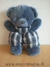 Ours-Nounours-Bleu-en-peluche-yeux-bleus-clairs-salopette-tissus-a-carreaux