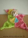 Ours-Plush-et-company-Rose-vert-jaune-bleu