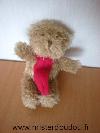 Ours-Yves-rocher-Beige-echarpe-rouge-Petit-modele