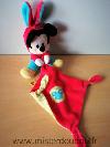 Souris-Disney-Mickey-bleu-rouge-mouchoir-rouge-jaune