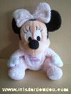 Souris-Disney-Rose-noir-Bavoir-avec-ecrit-baby-minnie