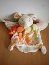 Souris-Doudou-et-compagnie-Clara-blanc-orange-vert-maman