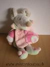 Souris-Doudou-et-compagnie-Leonie-rose-vert-blanc-cape