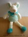 Souris-Doudou-et-compagnie-Missie-blanc-bleu-turquoise