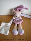 Souris-Doudou-et-compagnie-Pantin-cape-rose-bonnet-rose-mouchoir-blanc