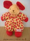 Souris-Nounours-Orange-rouge-motifs-fraise