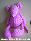 Souris-Nounours-Raye-rose-fushia-Collection-printemps-2000-2001