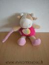 Vache-Doudou-et-compagnie-Rose-beige-jaune-la-redoute