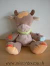Vache-Nattou-Beige-orange-foulard-vert