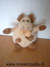 Vache-Priscilla-larsen-Beige-taches-marron-Petit-modele